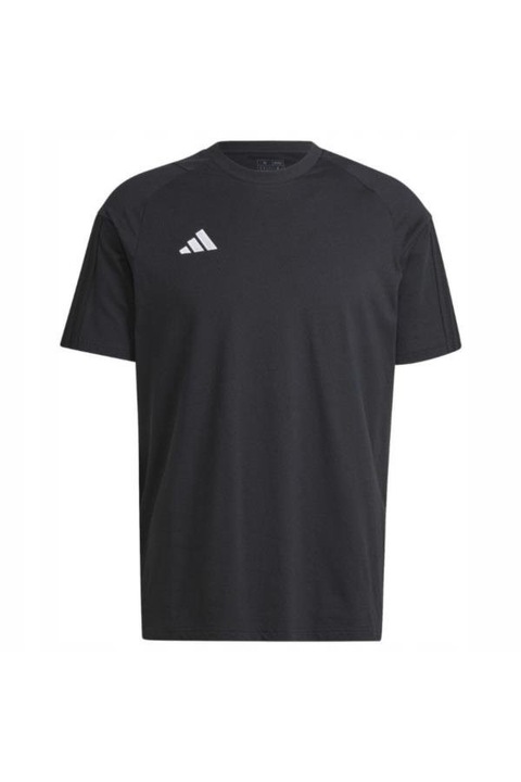 Férfi sportpóló, Adidas, pamut/poliészter, fekete, Fekete