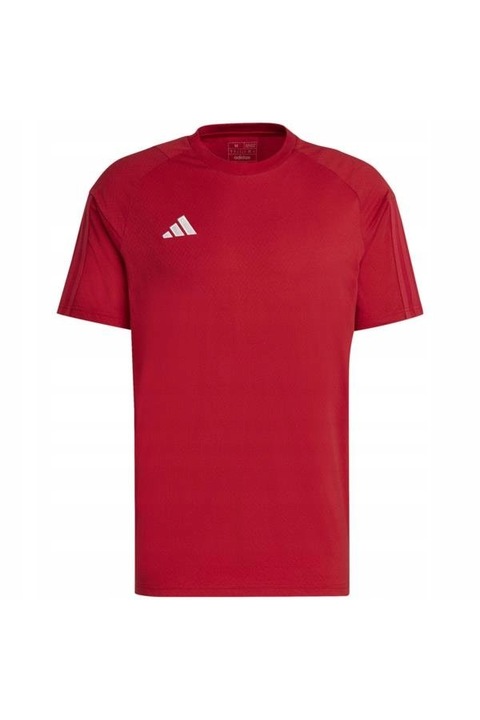 Férfi sportpóló, Adidas, pamut/poliészter, piros, Piros