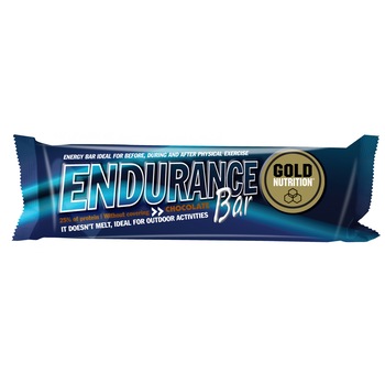 Baton energizant, GoldNutrition, ENDURANCE BAR CIOCOLATA, 60G Baton energizant, GoldNutrition, ENDURANCE BAR CIOCOLATA, 60G