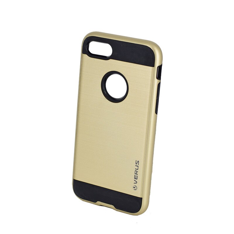 Husa pentru iPhone 7 / 8, VERUS, rezistenta la socuri, anti-alunecare, anti-zgarieturi, rezistenta la uzura, auriu