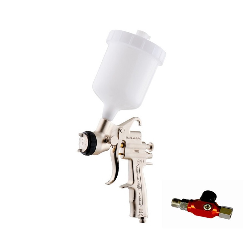 Pistol de vopsit universal AsturoMEC 6011 HTE cu duza de 1.4 + CADOU regulator de presiune Walcom