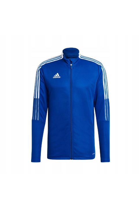 Bluza trening barbati, Adidas, Poliester, Albastru/Alb, Alb/Albastru deschis