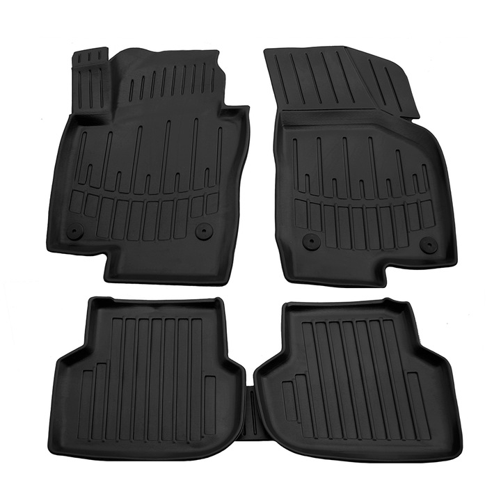 Set 4 covorase auto cauciuc pentru Volkswagen Jetta 6 A6 2010-2018, SIMPLYCAR®