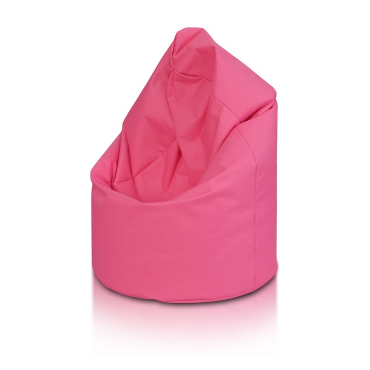 Fotoliu Beanbag EPouf, 110cm, Roz, Confort Modern si Design Elegant, Umplutura Polistiren EPS, Husa Lavabila, pentru Living, Dormitor, Camera Copii, Relaxare Ergonomica, Versatil