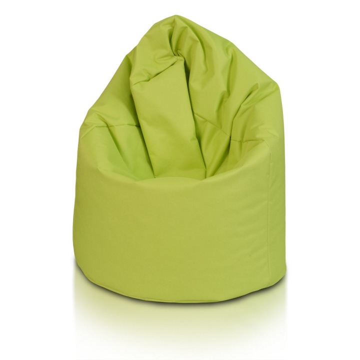 Fotoliu Beanbag Sako EPouf 110cm, Galben, confortabil si ergonomic, perfect pentru relaxare in sufragerie sau camera copiilor, cu umplutura de granule polistiren, material poliester rezistent, usor de curatat