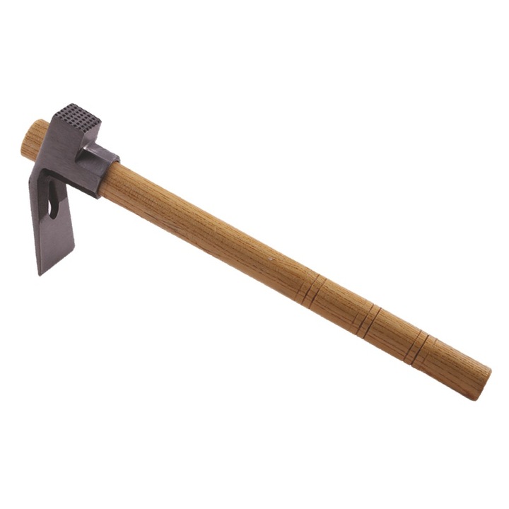 Професионална тесла с широка глава, дървена опашка