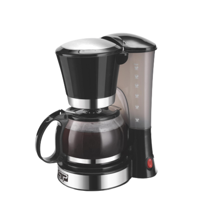 Filtru de cafea negru, 550w 0.6L, DSP KA3082
