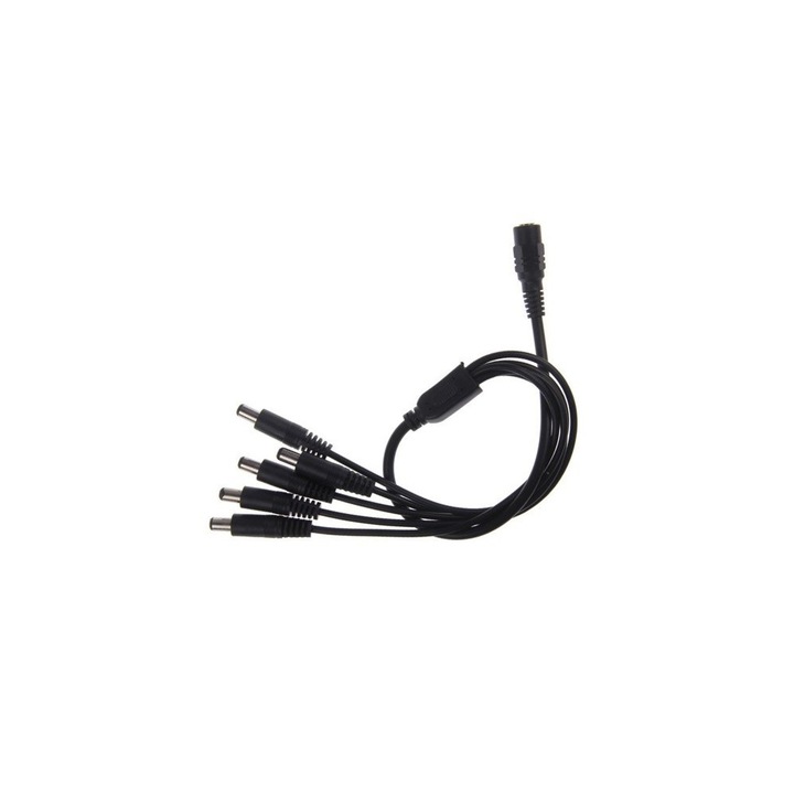Splitter priza led dc 1x mama la 5x tata pentru 12 si 24 volti