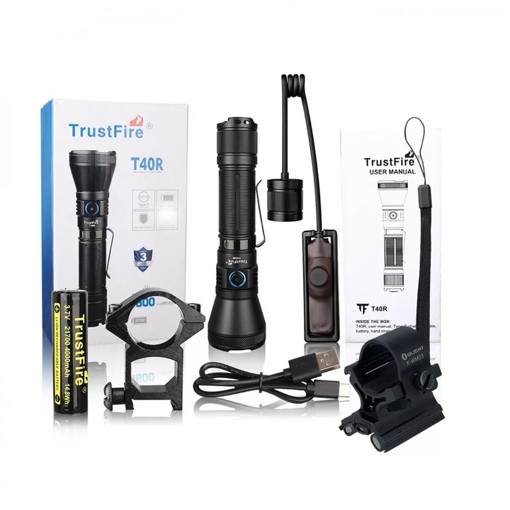 Комплект ловни фенери Trustfire T40R LED Pannon