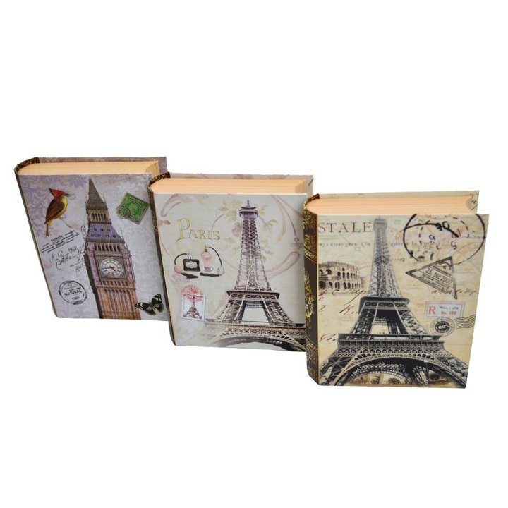 Set 3 Cutii Carte Mica Towers 18-12 AFO