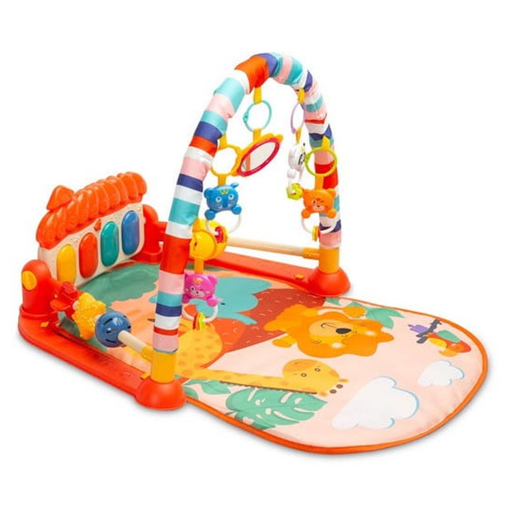 ZOO образователна подложка за деца Toyz HE0630, Orange 0-3 месеца
