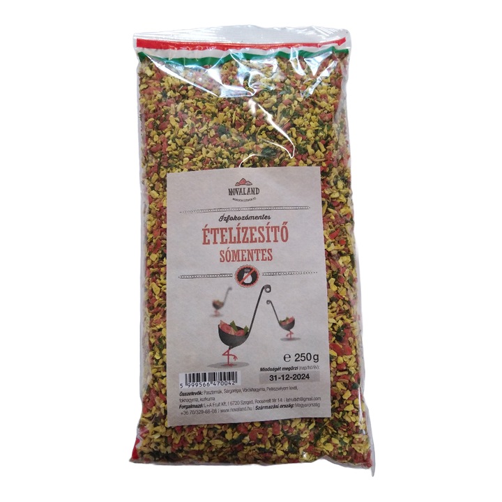 Ételízesítő sómentes, Novaland, L+A Fruit Kft., 250 g