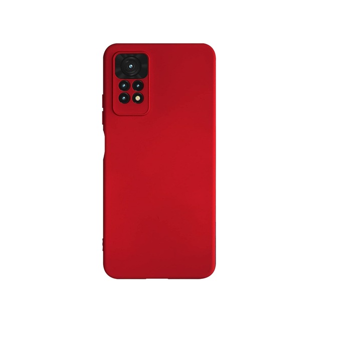 Капак за Xiaomi Redmi Note 12 Pro 4G / Note 11 Pro 4G / Note 11 Pro 5G червен силиконов кейс