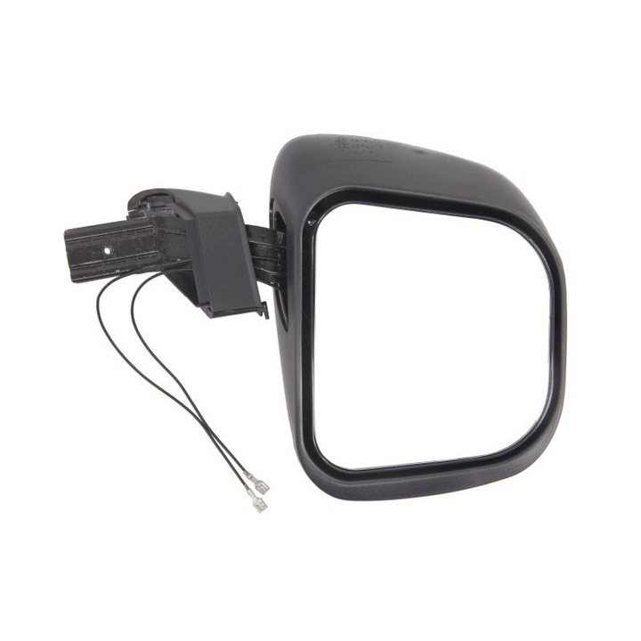 Панорамно огледало дясно, Lamiro, Съвместимо със Scania, 25x19 см, Черно