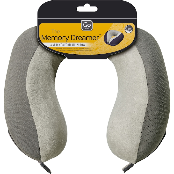 Perna de calatorie, Go Travel, Poliester, Gri