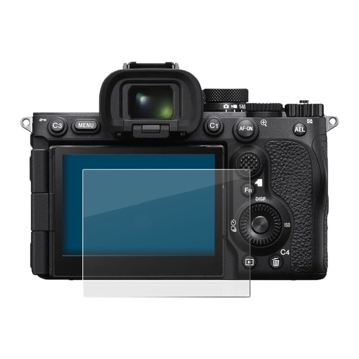Set Folie 3 Bucati Protectie Ecran Aparat Foto Pentru Sony Alpha 7R V, Hydrogel Regenerabil, Flexibil, Ultra Durabil, Optim Protection Technology