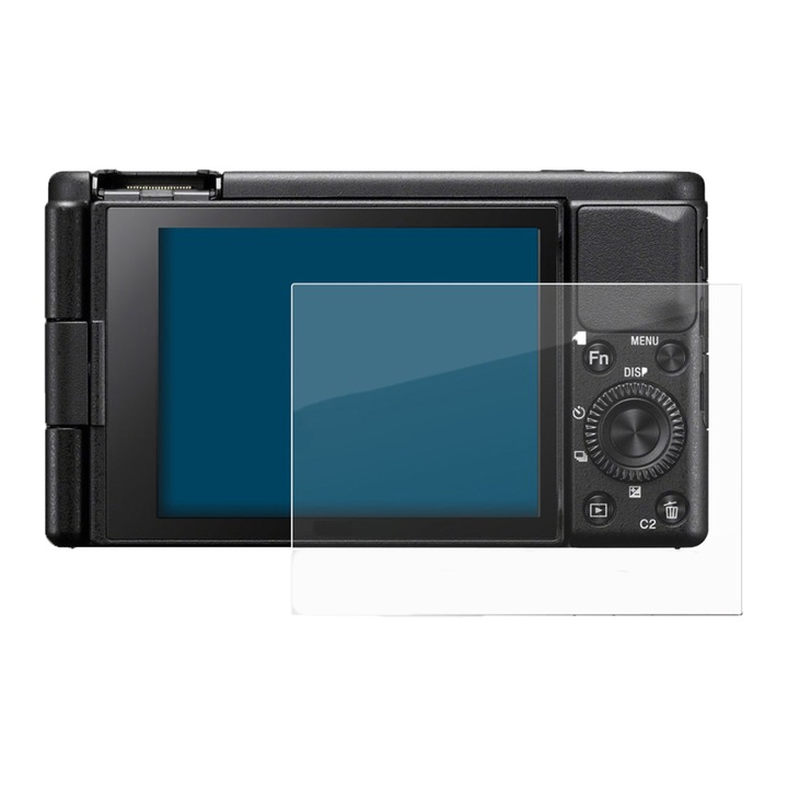 Set Folie 3 Bucati Protectie Ecran Aparat Foto Pentru Sony Alpha ZV-1, Hydrogel Regenerabil, Flexibil, Ultra Durabil, Optim Protection Technology