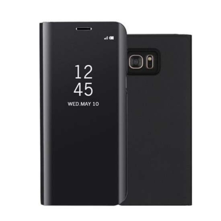 Защитен калъф за телефон, Huawei P Smart Z Flip Cover Mirror Black