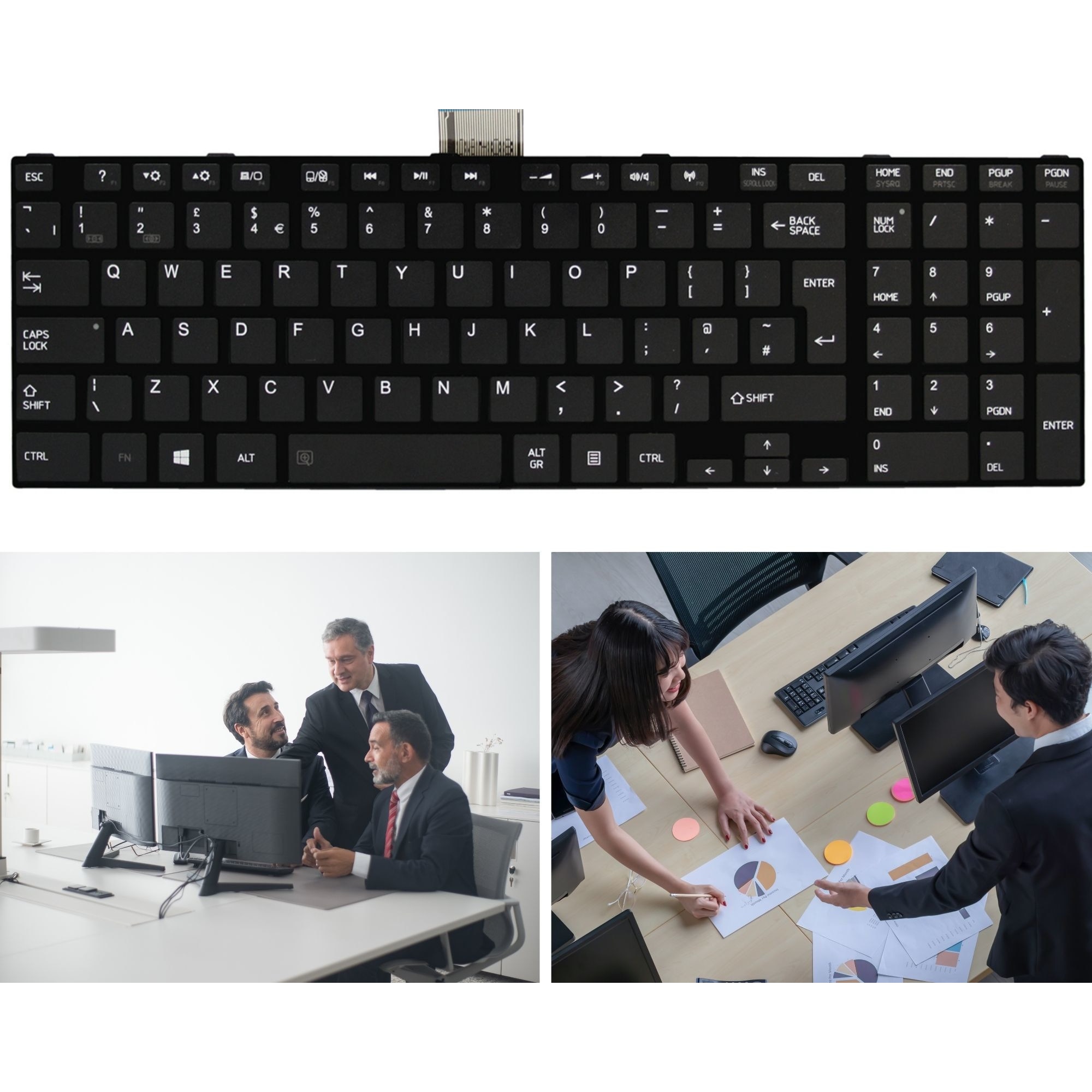 Nuovo Ricambio Per Tastiera Per Laptop Con Layout Nel Regno