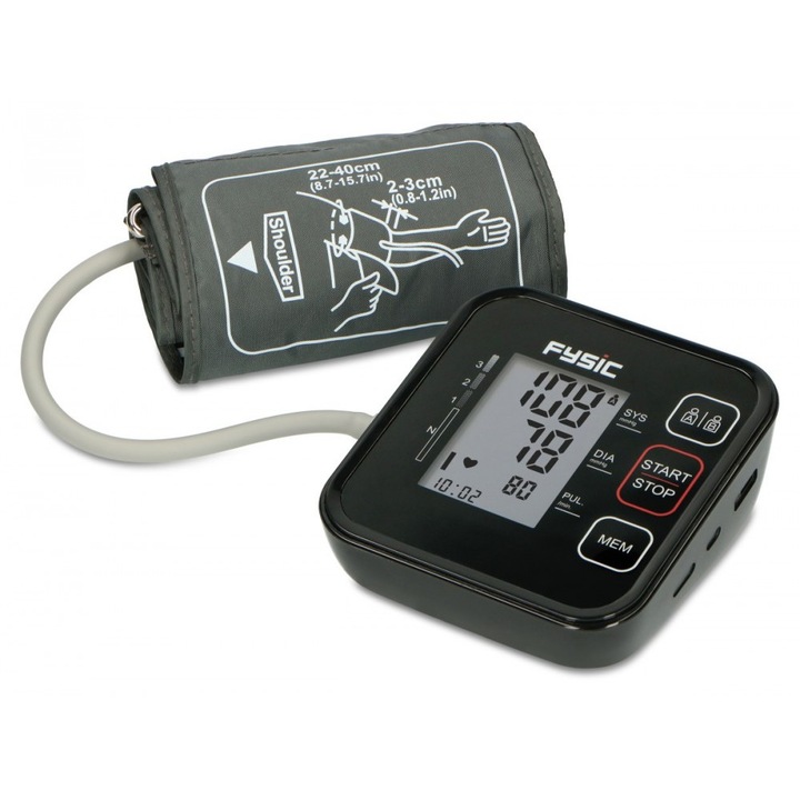 Манометър Fysic FB150, Черен