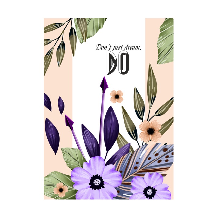 Caiet tip Bullet Journal "DO", A5, puncte interior, PaperYork, 38 file