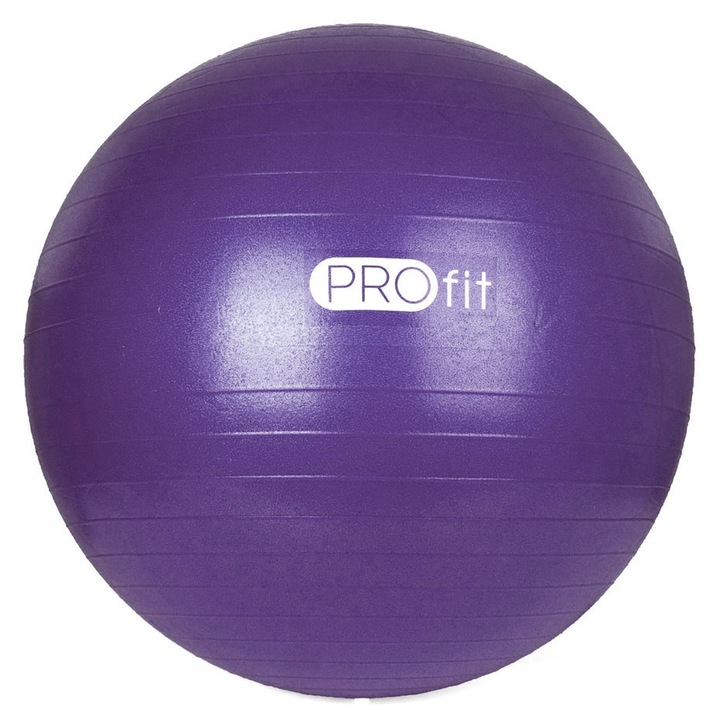Minge de gimnastica Profit 75 cm Violet