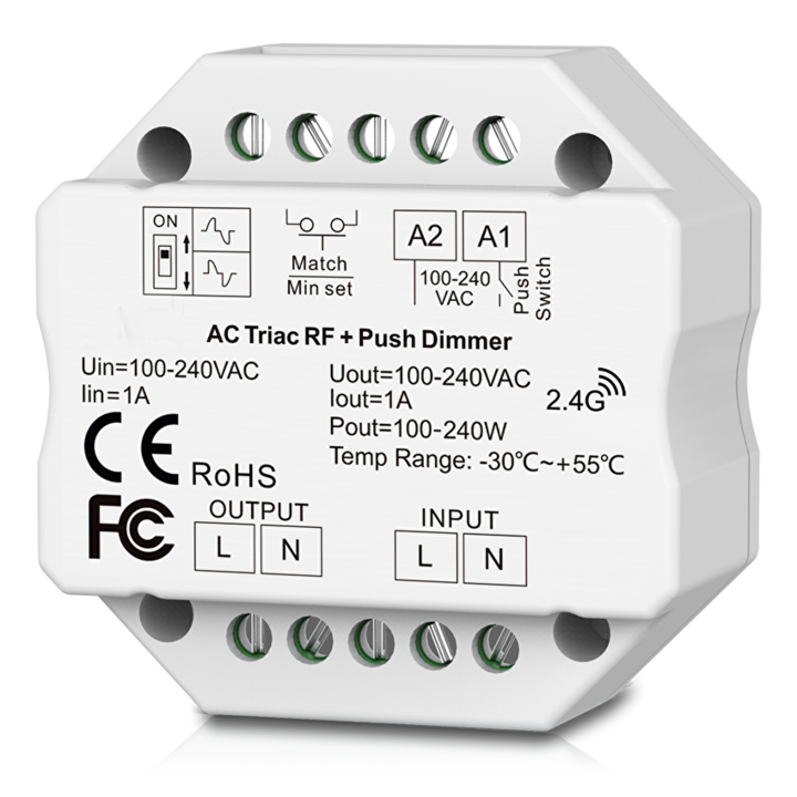 Dimmer consola, Ultralux, 350VA, 1.5A, 220-240V AC