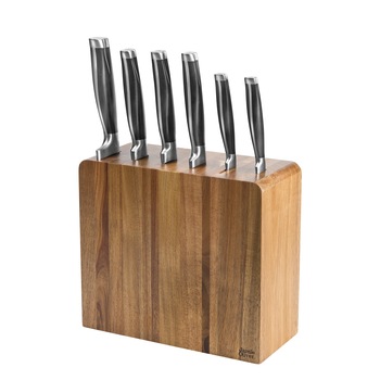 Set 6 cutite + suport lemn Jamie Oliver Set 6 cutite + suport lemn Jamie Oliver