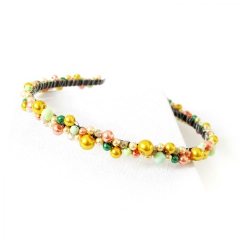 Cordeluta accesoriu par nuanta auriu roz verde Cordeluta accesoriu par nuanta auriu roz verde