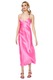 Розова копринена рокля Framboise Sigma
