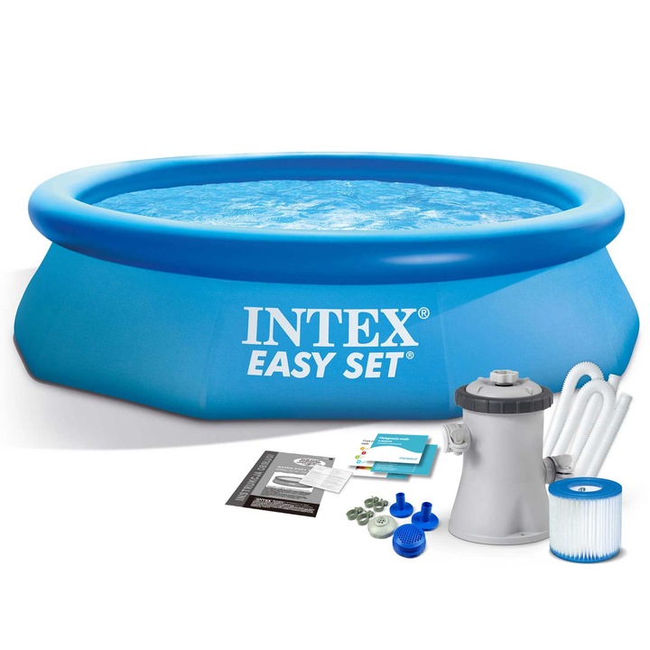 Intex 16128122 Easy medence szett O 305 x 76 cm-es 2.006 l/h szűrőberendezéssel