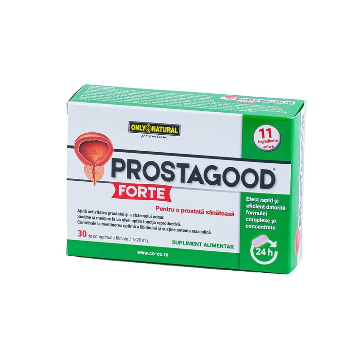 Таблетки за простата, ProstaGood Forte, 30 таблетки x 1520mg, Only Natural
