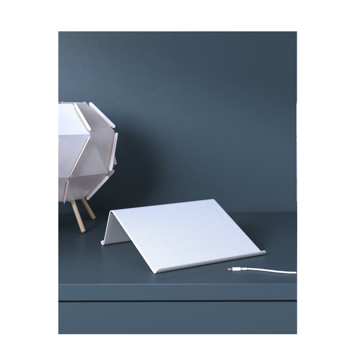 Suport pentru tableta din plastic-ABS universal, Alb