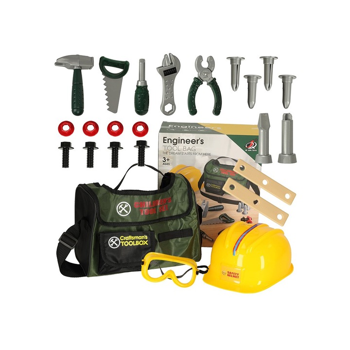 23 építőelemből álló készlet gyerekeknek