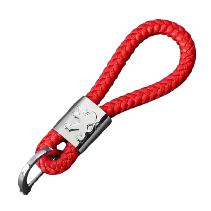 Ключодържател AK Market Пежо, червен