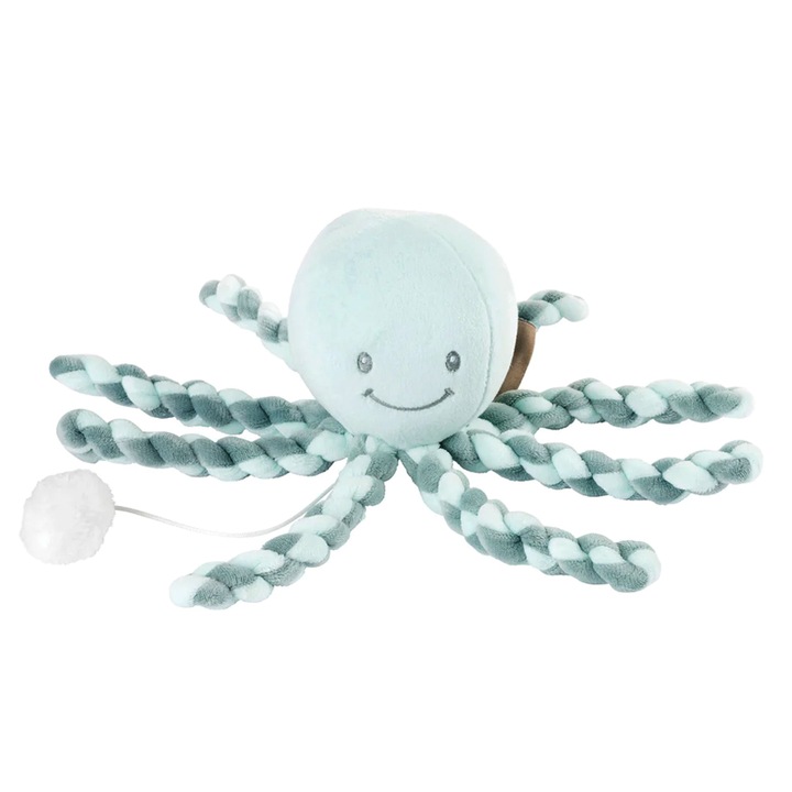 Octopus muzical. Verde, 25 cm