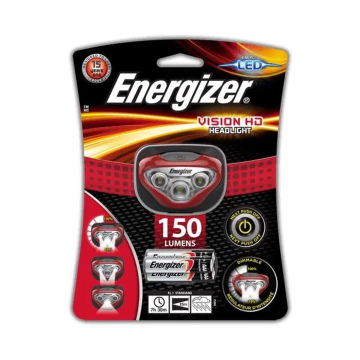 ENERGIZER 3 LED Vision HD+ fejlámpa (E300280502/NZFOHV02) (E300280502/NZFOHV02)