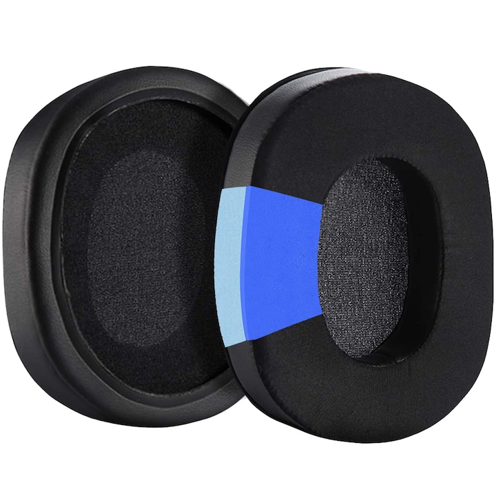 Set 2 bureti de schimb PadForce pentru casti SteelSeries Arctis 3 / Arctis 5 / Arctis 7 / Arctis 9 / Arctis 1 / Arctis Pro Wireless Gaming, Negru - Cooling-Gel