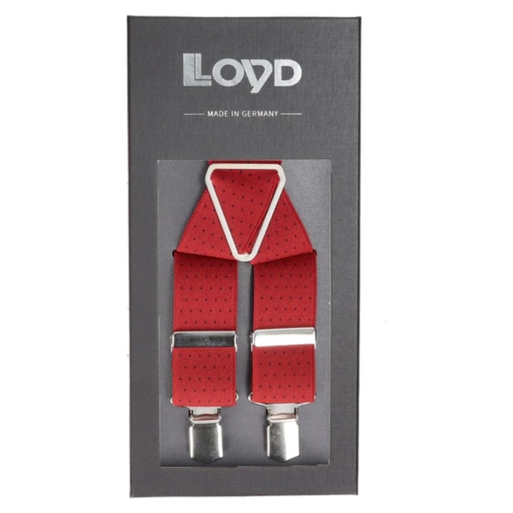 Bretele barbati, Lloyd, 6739, 120 cm, rosu inchis