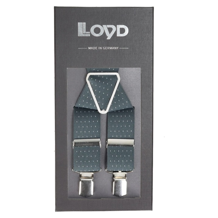 Bretele barbati, Lloyd, 6739, 120 cm, gri inchis