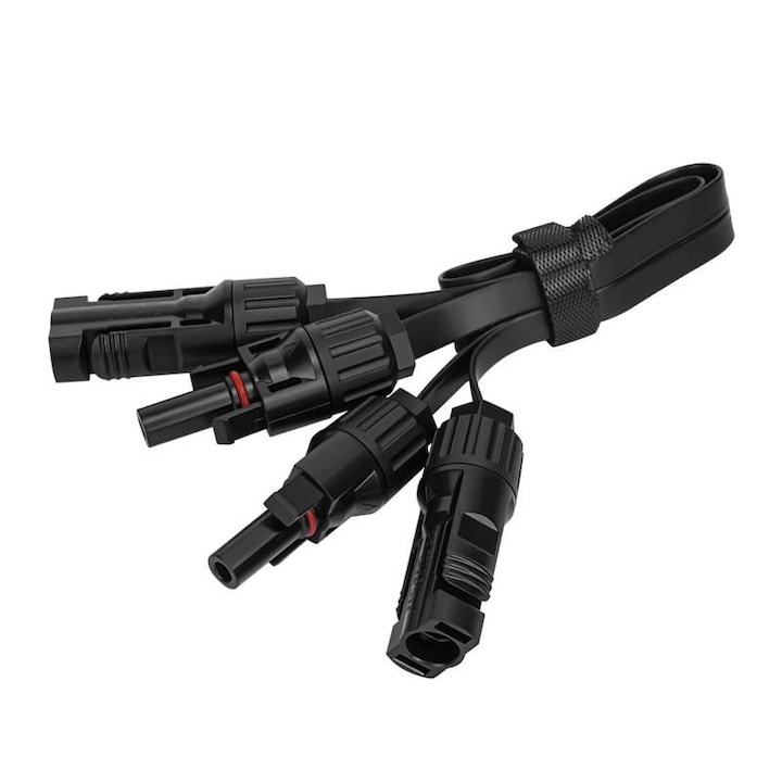 Плосък кабел EcoFlow PowerStream MC4, дължина 0,5 м, дебелина 1,5 мм