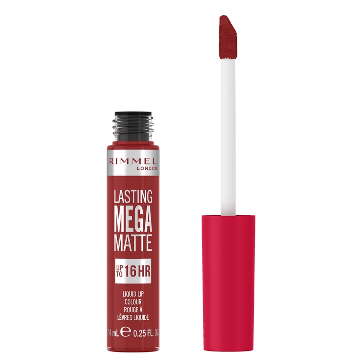 Ruj lichid Rimmel Lasting Mega Matte 500 Fire Starter, 7.4 ml ​