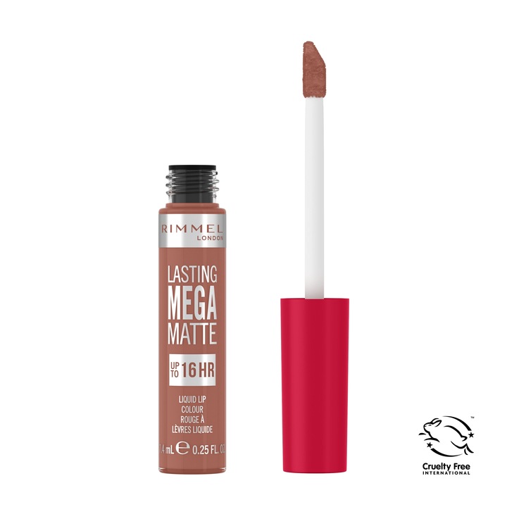 Ruj lichid Rimmel Lasting Mega Matte 700 Be My Baby, 7.4 ml ​