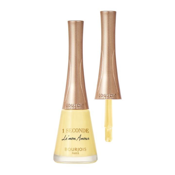 Lac de unghii Bourjois 1 Seconde 55 Lemon Amour, 9ml