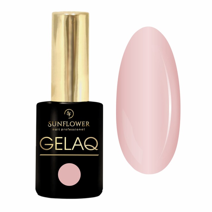 Gelaq хибриден лак за нокти, UV&LED, 153 Топло розово