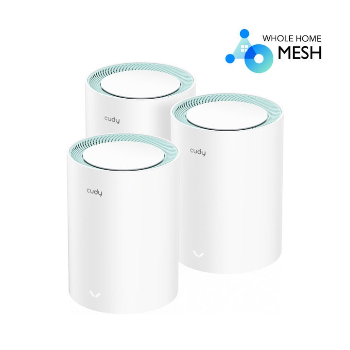 Cudy AC1200 WI-FI Mesh Router gigabit (3 darabos szett)
