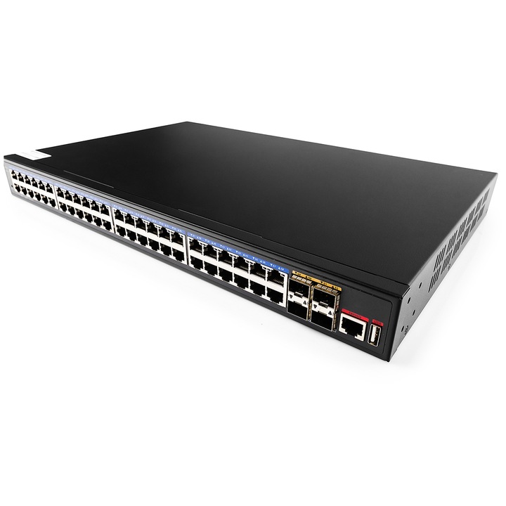 SWITCH 48x Layer 3 felügyelt LAN 4x SFP 10G L3