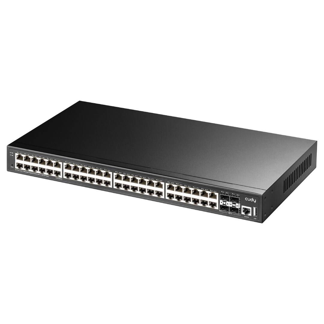 Switch CUDY GS5048S4 Managed L3 Gigabit Ethernet (10/100/1000