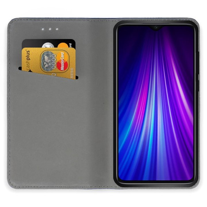 Husa Xiaomi Redmi Note 9 Flip Case Book Black