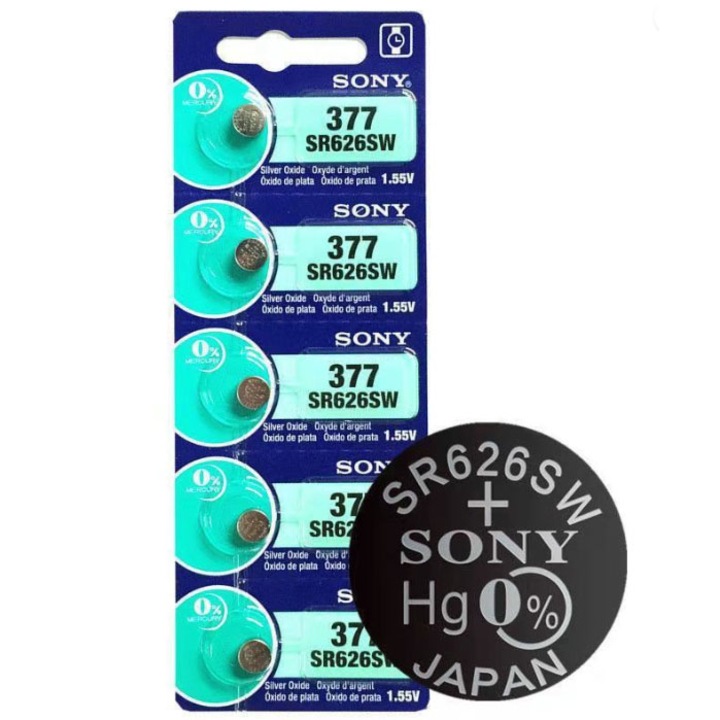 Set 5 baterii 377/SR626SW - Sony